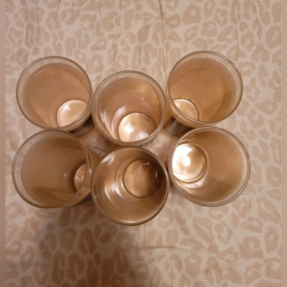 Vintage Set Of 6 Vue-Lon Ware By Litho Glass Lockport Renoir Children Highball - Picture 8 of 8